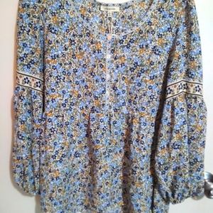 Blouse by Max Studio Large Floral